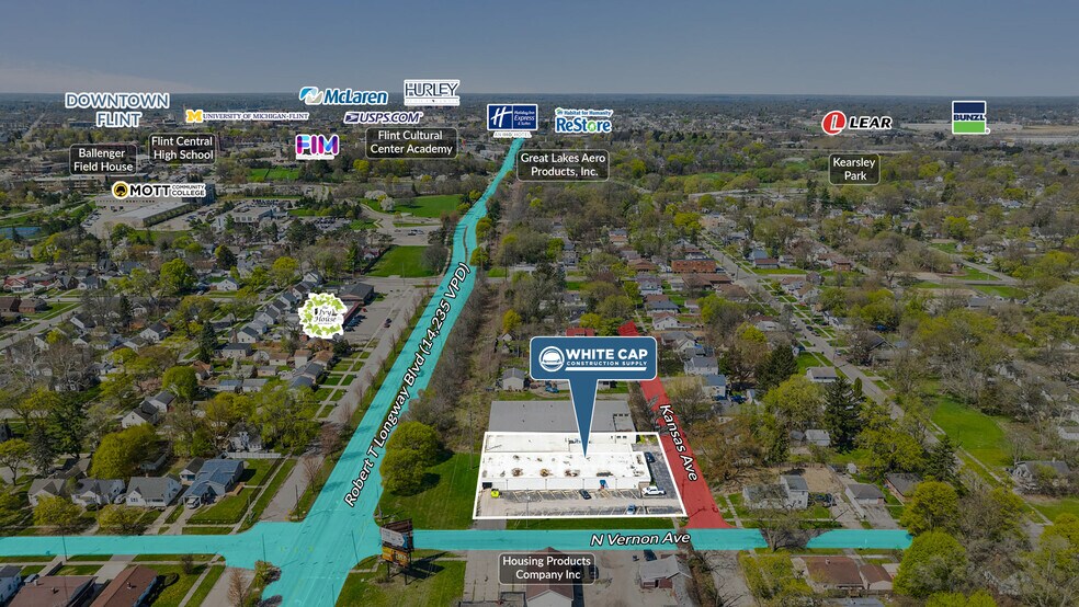 2120 Kansas Ave, Flint, MI à vendre - Photo de l’immeuble – Image 3 sur 5