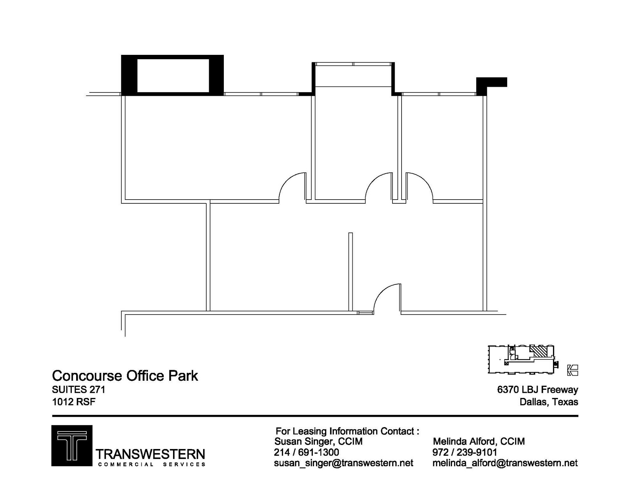 6350 LBJ Fwy, Dallas, TX à louer Plan d’étage– Image 1 sur 1