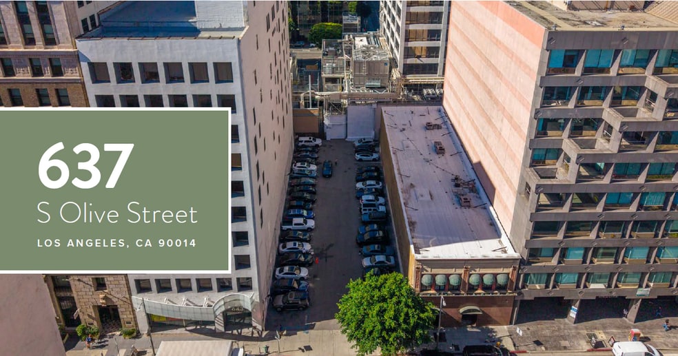 637 S Olive St, Los Angeles, CA à louer - Aérien – Image 2 sur 3
