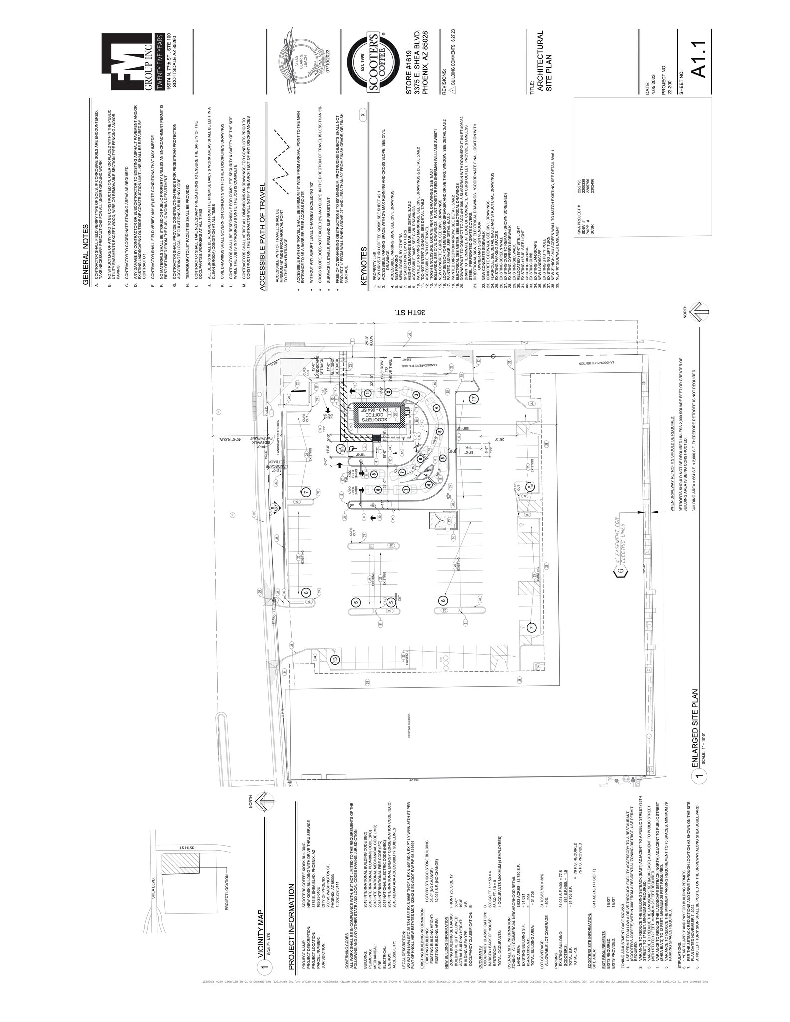 3375 E Shea Blvd, Phoenix, AZ à louer Plan de site– Image 1 sur 1