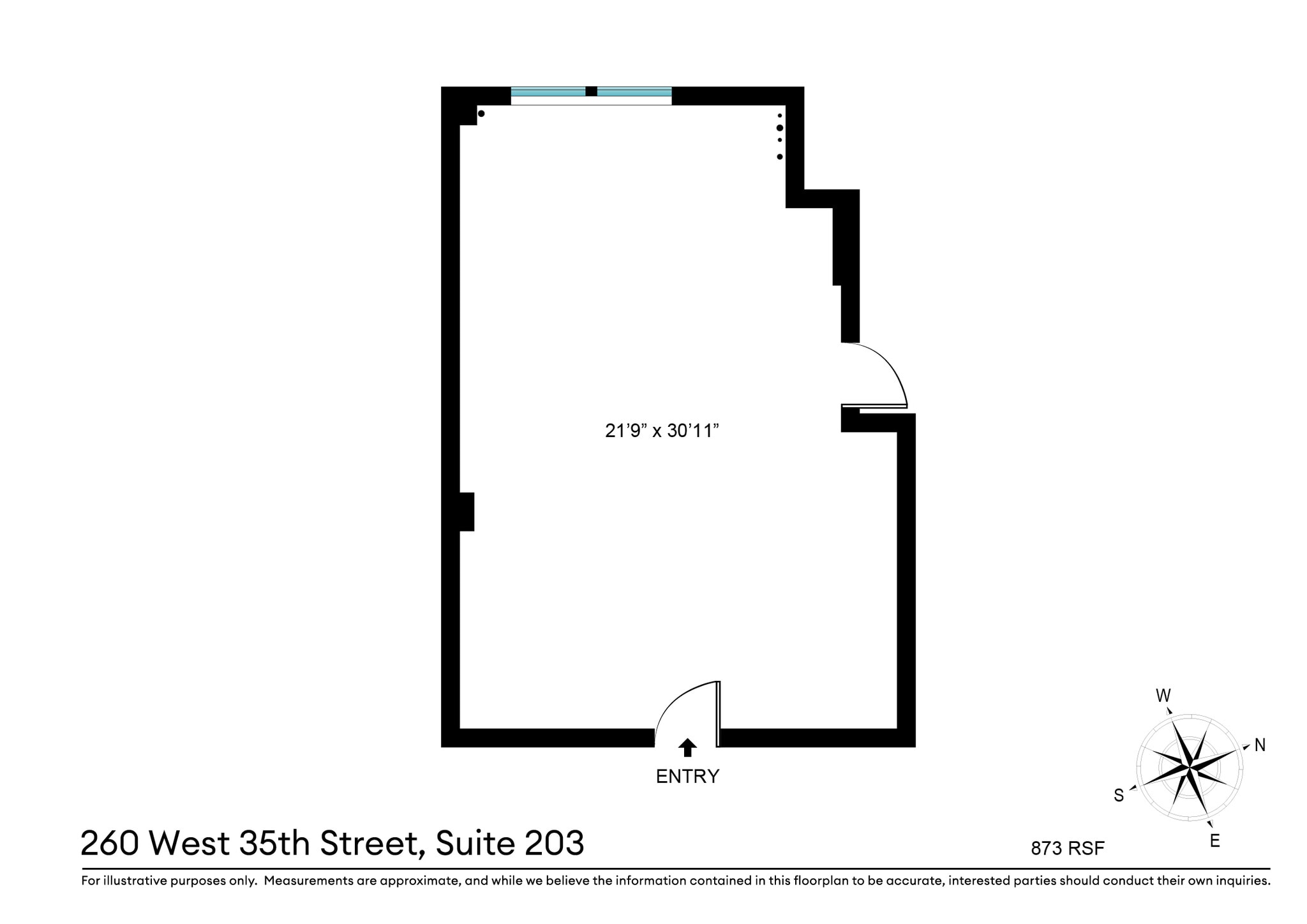 260 W 35th St, New York, NY à louer Photo intérieure– Image 1 sur 1