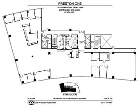 18111 Preston Rd, Dallas, TX à louer Plan d’étage– Image 2 sur 2