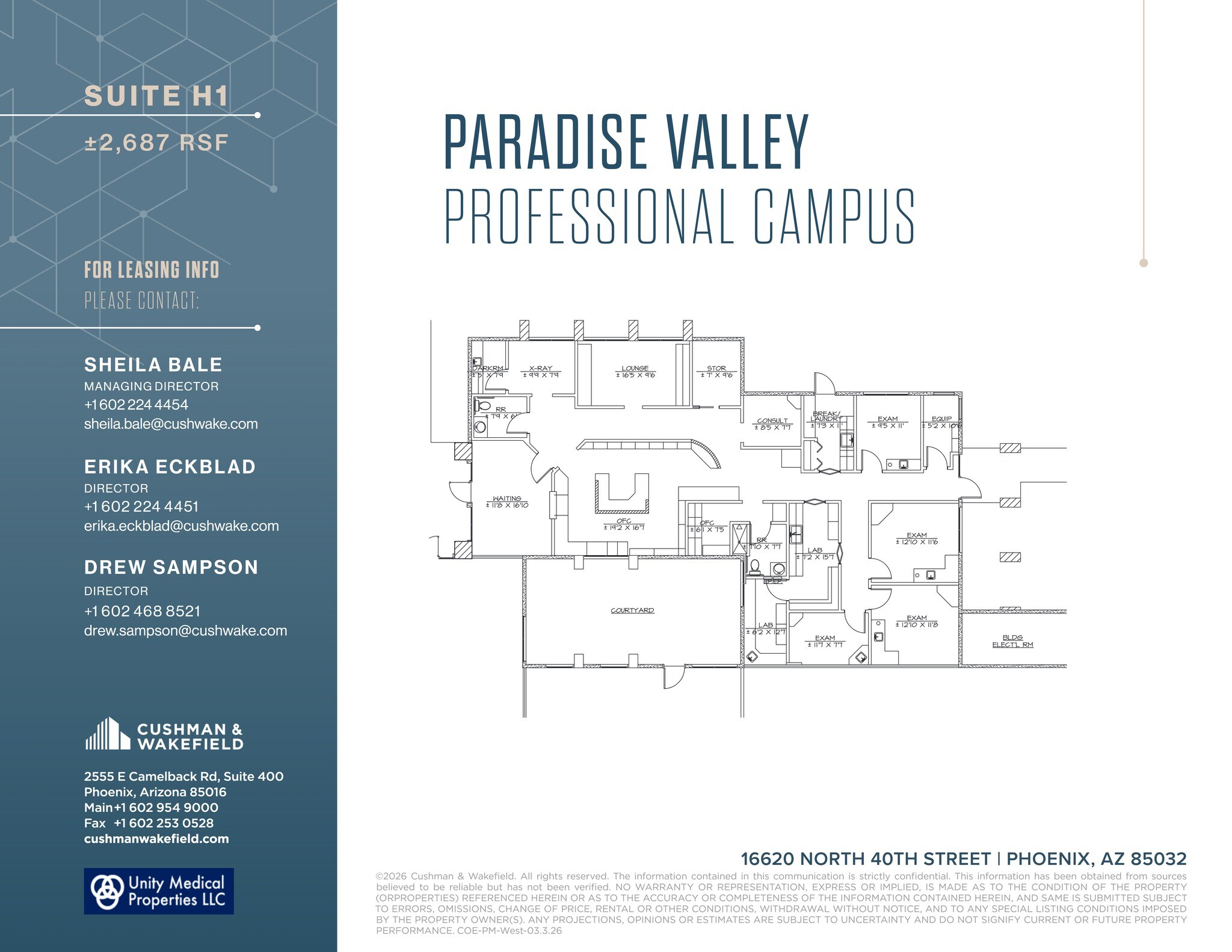 16620 N 40th St, Phoenix, AZ à louer Plan de site– Image 1 sur 1