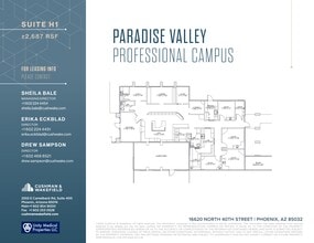 16620 N 40th St, Phoenix, AZ à louer Plan de site– Image 1 sur 1