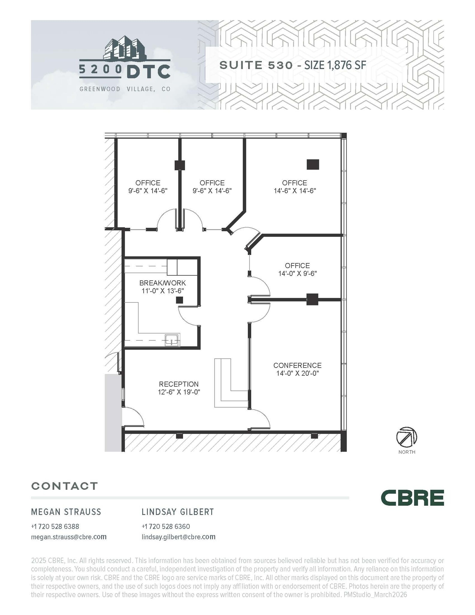 5200 Dtc Pky, Greenwood Village, CO à louer Plan d’étage– Image 1 sur 1
