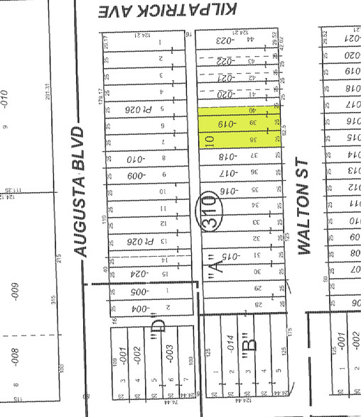 4714-4716 W Walton St, Chicago, IL à vendre - Plan cadastral – Image 3 sur 4