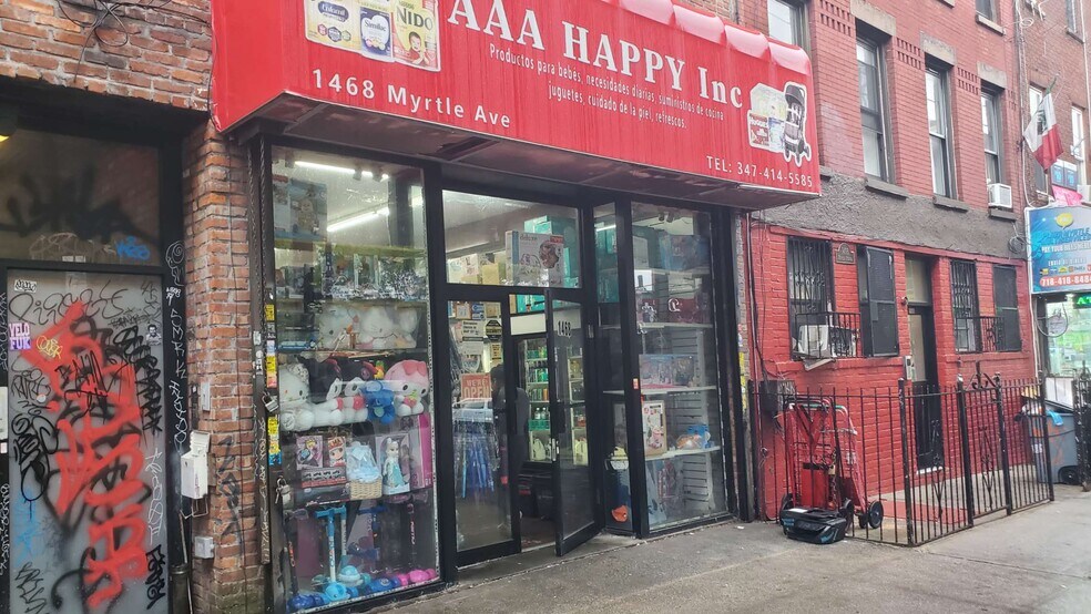 1468 Myrtle Ave, Brooklyn, NY à louer - Photo de l’immeuble – Image 2 sur 12