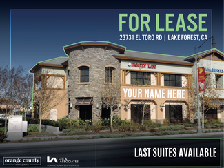 Plus de détails pour El Toro Rd, Lake Forest, CA - Bureau/Local commercial à louer