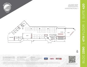 2398 E Camelback Rd, Phoenix, AZ à louer Plan d’étage– Image 2 sur 4