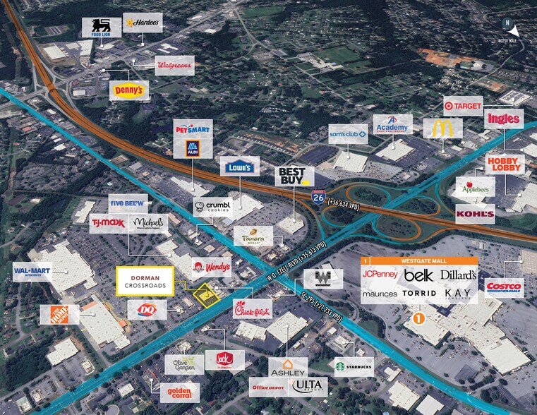 1501 W. O. Ezell Blvd, Spartanburg, SC à vendre - Photo de l’immeuble – Image 3 sur 13
