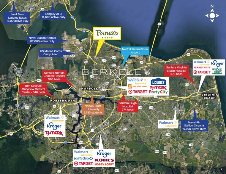 7701 Tidewater Dr, Norfolk, VA à vendre - Photo de l’immeuble – Image 3 sur 5