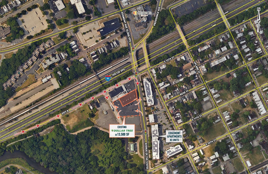 1118 Avenue of the States, Chester, PA à louer - Aérien – Image 2 sur 3