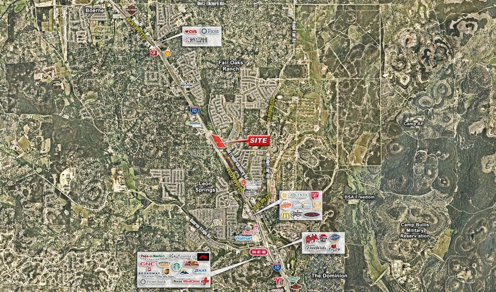 26294 IH-10 West, Boerne, TX à vendre - Aérien – Image 2 sur 4