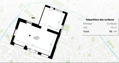 108 Boulevard Haussmann, Paris à louer Plan de site– Image 2 sur 2