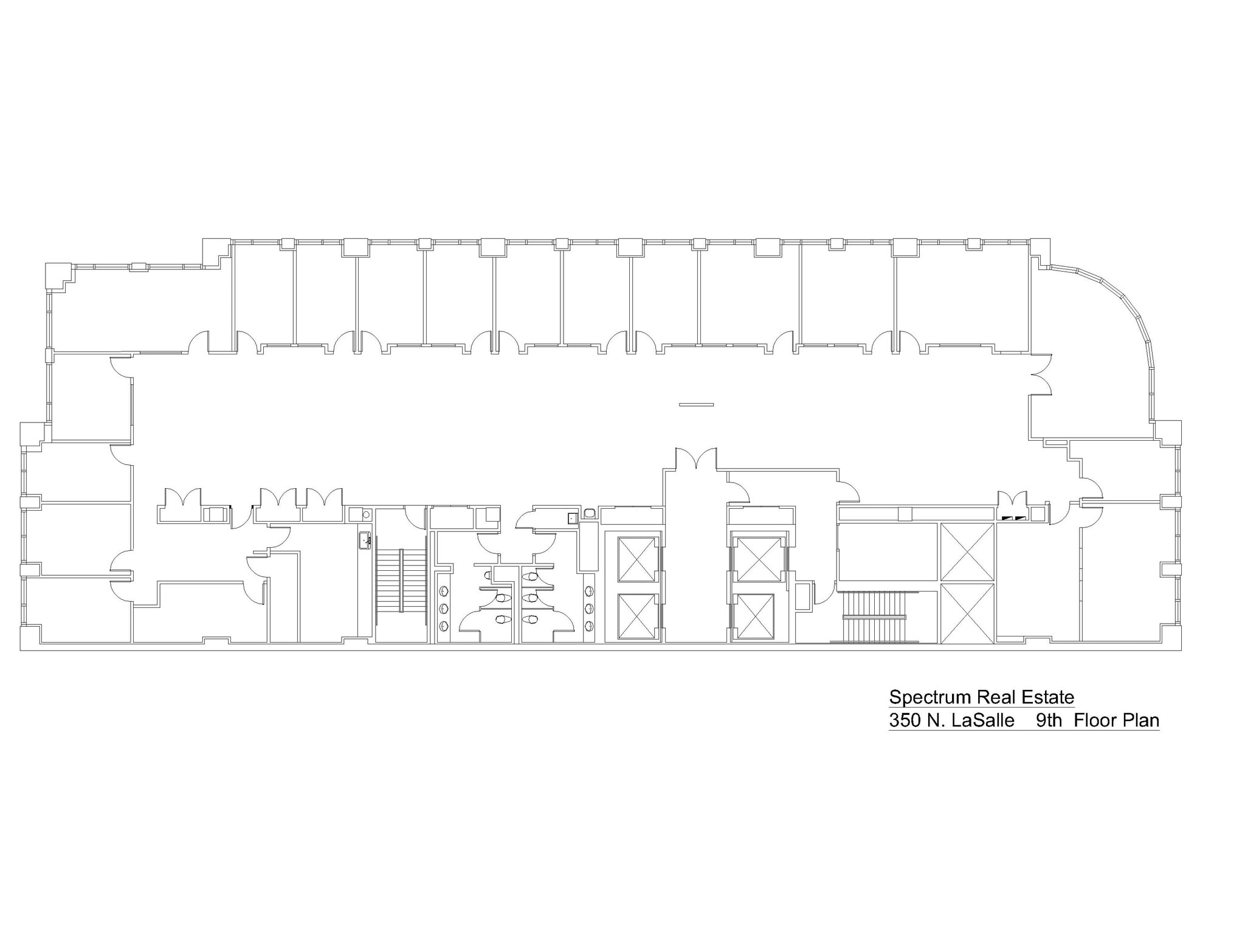 350 N LaSalle St, Chicago, IL à louer Plan d’étage– Image 1 sur 1