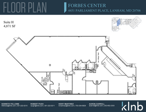 4451 Parliament Pl, Lanham, MD à louer Plan d’étage– Image 1 sur 1