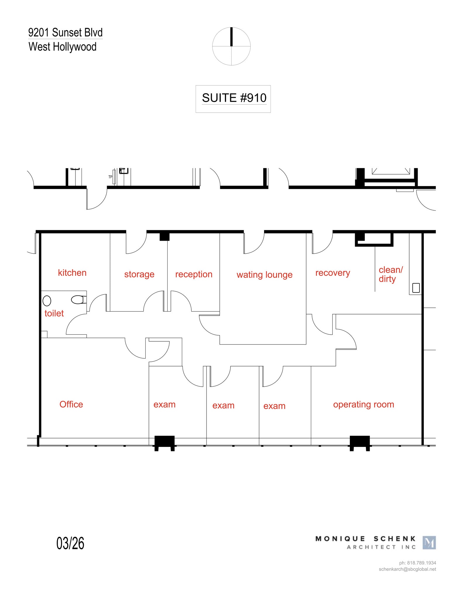 9201 W Sunset Blvd, West Hollywood, CA à louer Plan de site– Image 1 sur 5
