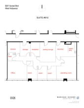 9201 W Sunset Blvd, West Hollywood, CA à louer Plan de site– Image 1 sur 5