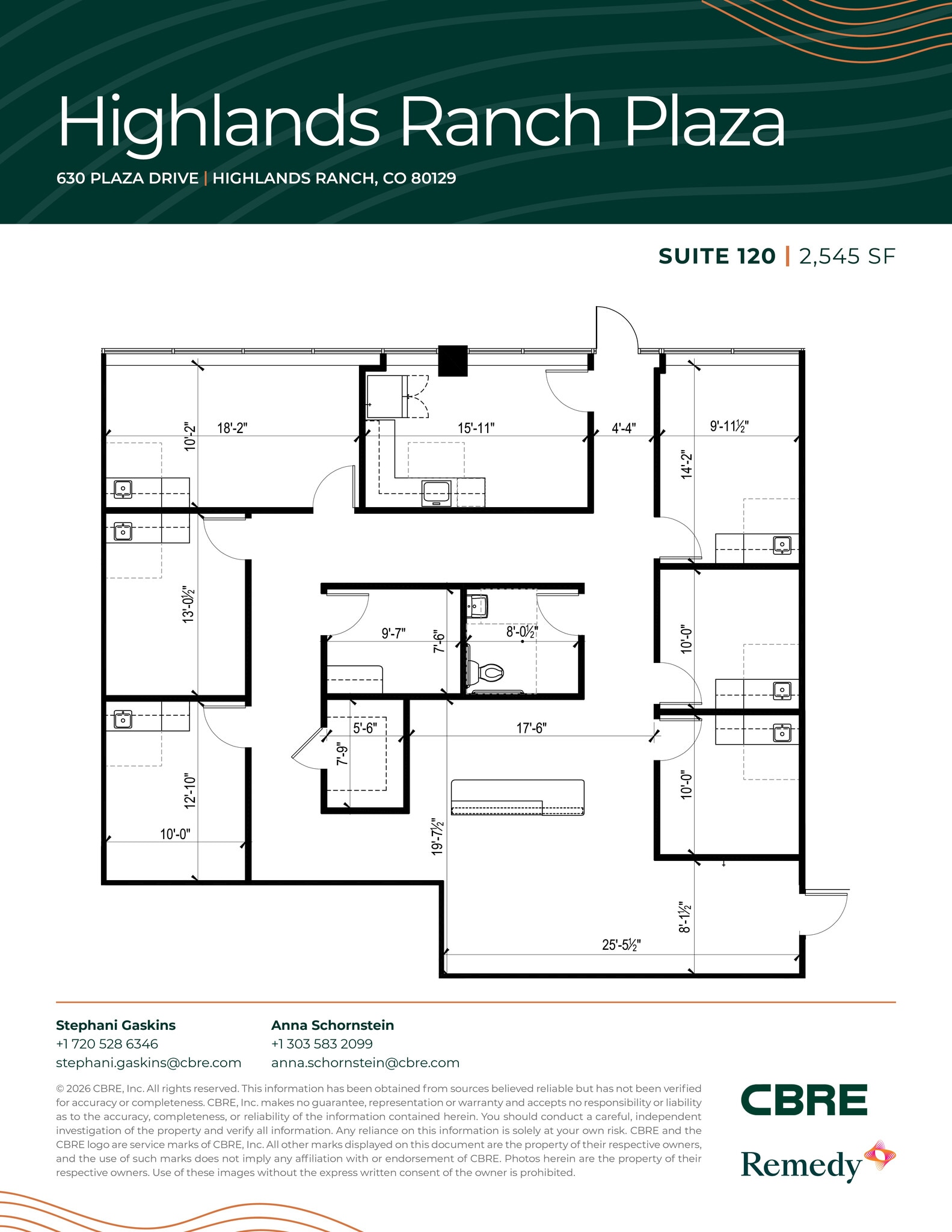 630 Plaza Dr, Highlands Ranch, CO à louer Plan d’étage– Image 1 sur 12