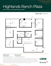 630 Plaza Dr, Highlands Ranch, CO à louer Plan d’étage– Image 1 sur 12
