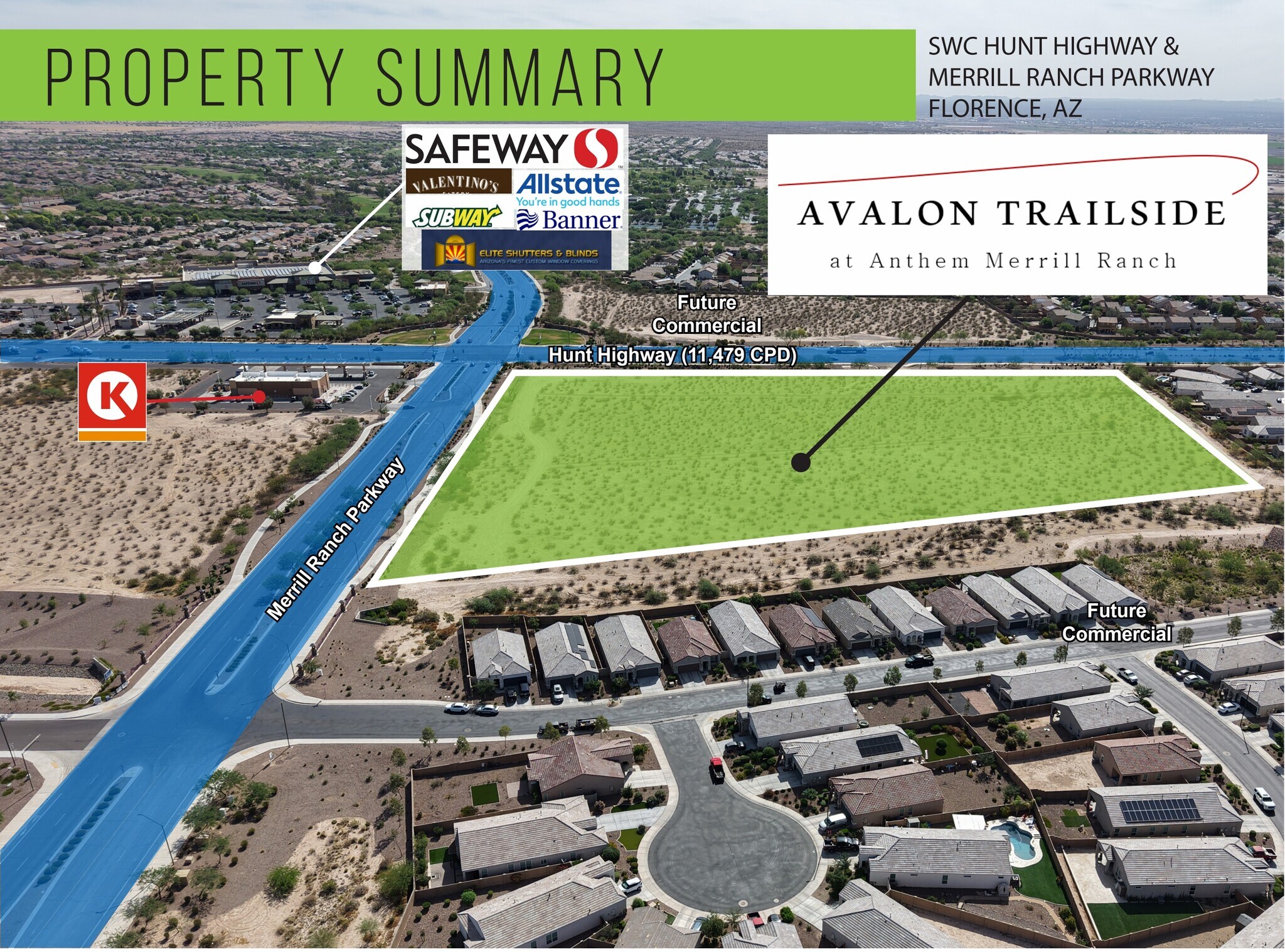 SWC Hunt Highway & Merrill Ranch Parkway, Florence, AZ à vendre Photo de l’immeuble– Image 1 sur 4