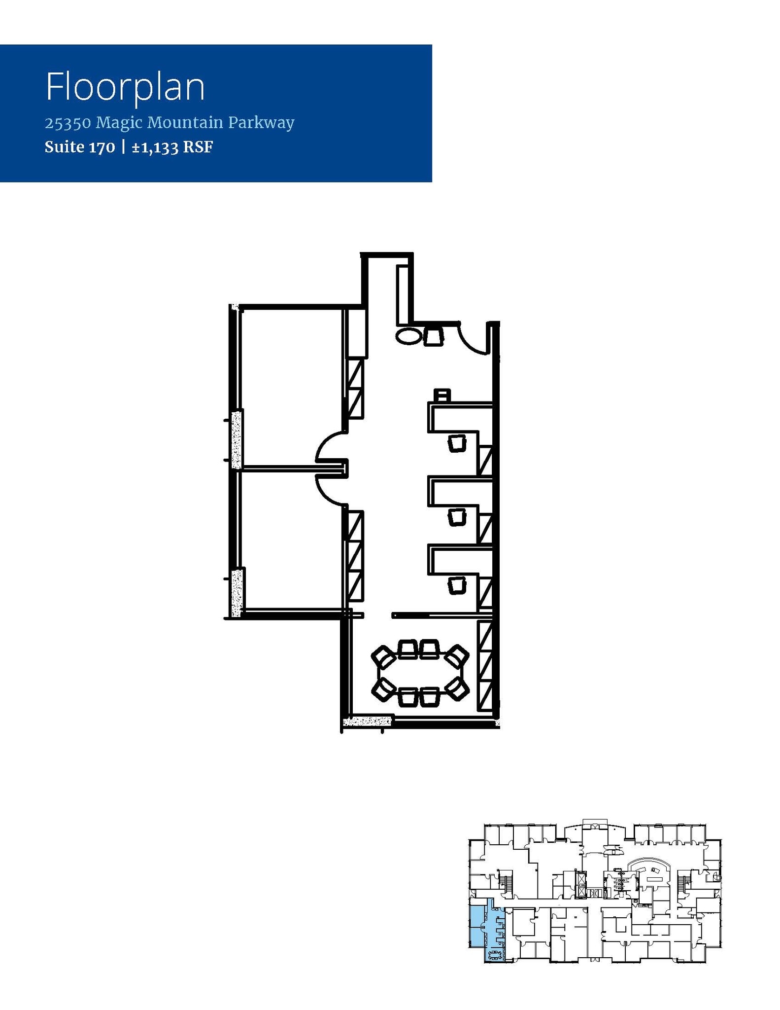 25360 Magic Mountain Pkwy, Santa Clarita, CA à louer Plan d’étage– Image 1 sur 1