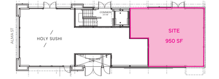 3441 Alma St, Palo Alto, CA à louer Plan d’étage– Image 2 sur 2