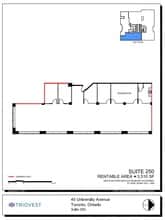 40 University Ave, Toronto, ON à louer Plan d’étage– Image 1 sur 1