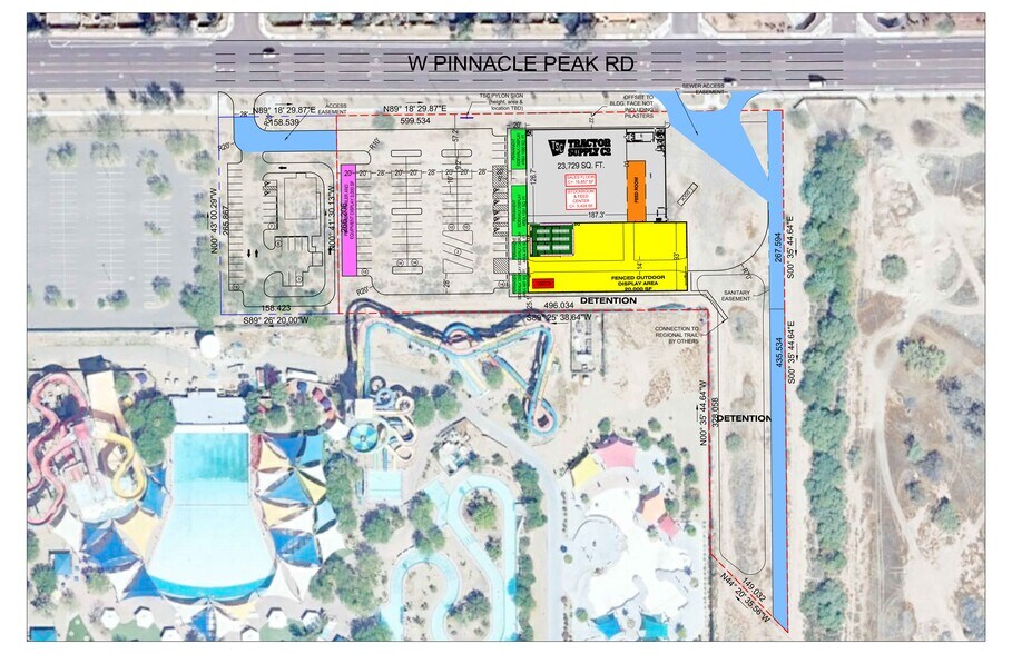 SEC 43rd Ave & Pinnacle Peak Rd, Glendale, AZ à vendre - Plan de site – Image 2 sur 2
