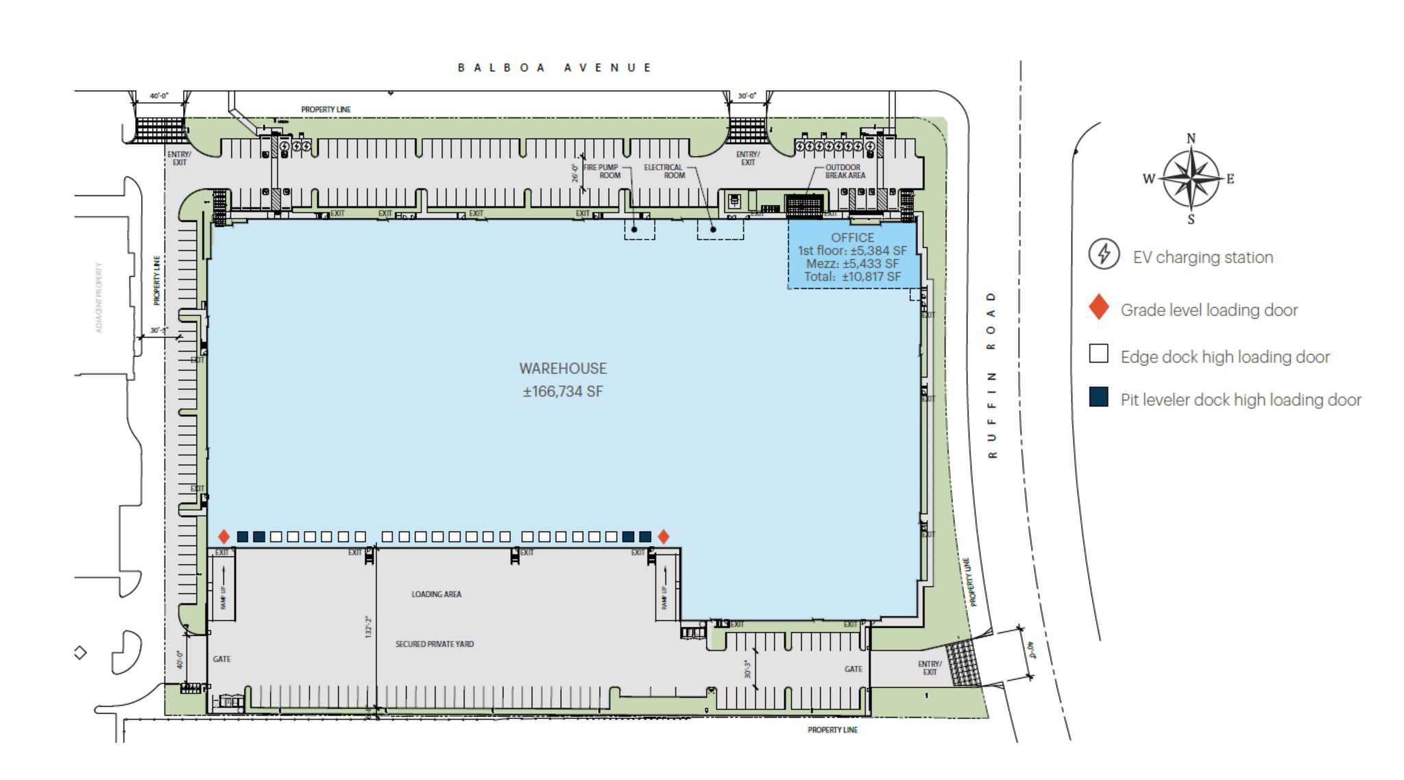 9323 Balboa Ave, San Diego, CA à louer Plan de site– Image 1 sur 5