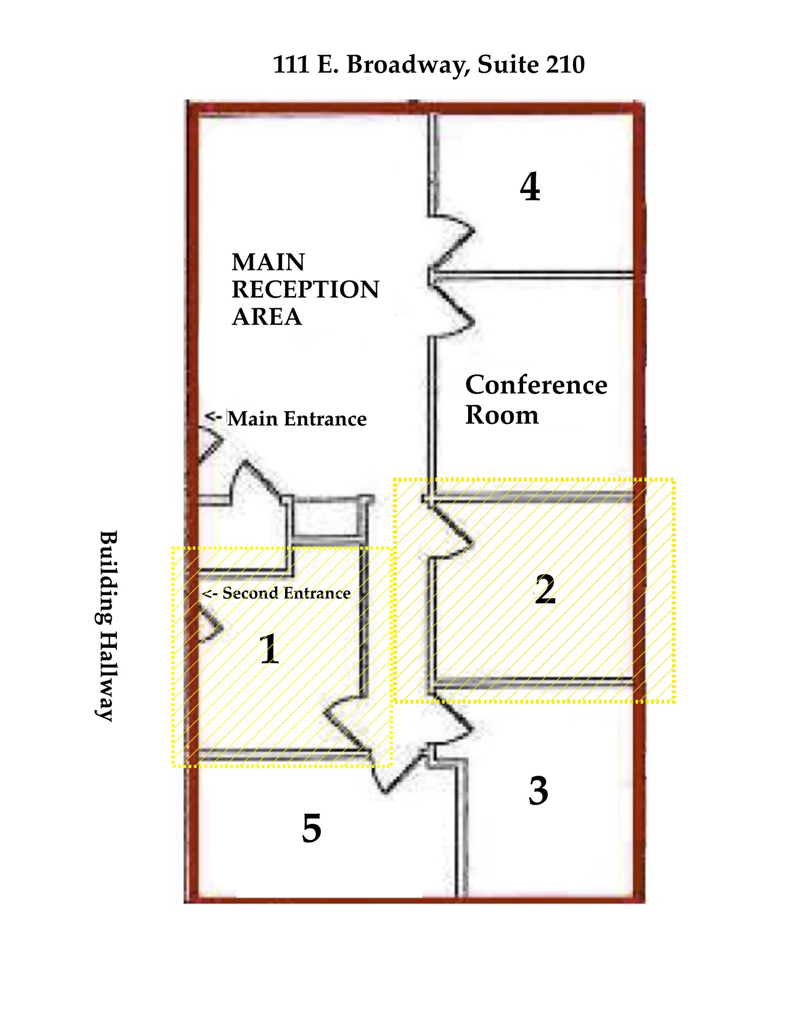 111 E Broadway, Glendale, CA à louer Plan de site– Image 1 sur 1