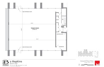 2 Hopkins Plz, Baltimore, MD à louer Plan d’étage– Image 1 sur 1