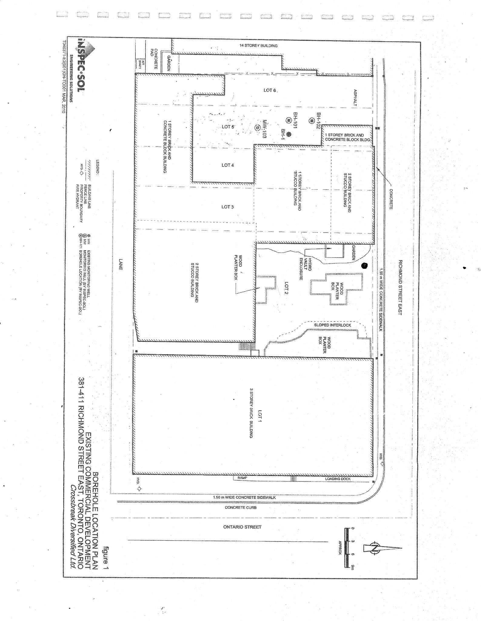 381-387 Richmond St E, Toronto, ON à louer Plan de site– Image 1 sur 1