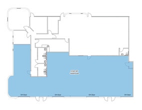 6100 NW 2nd St, Oklahoma City, OK à louer Plan d’étage– Image 2 sur 3