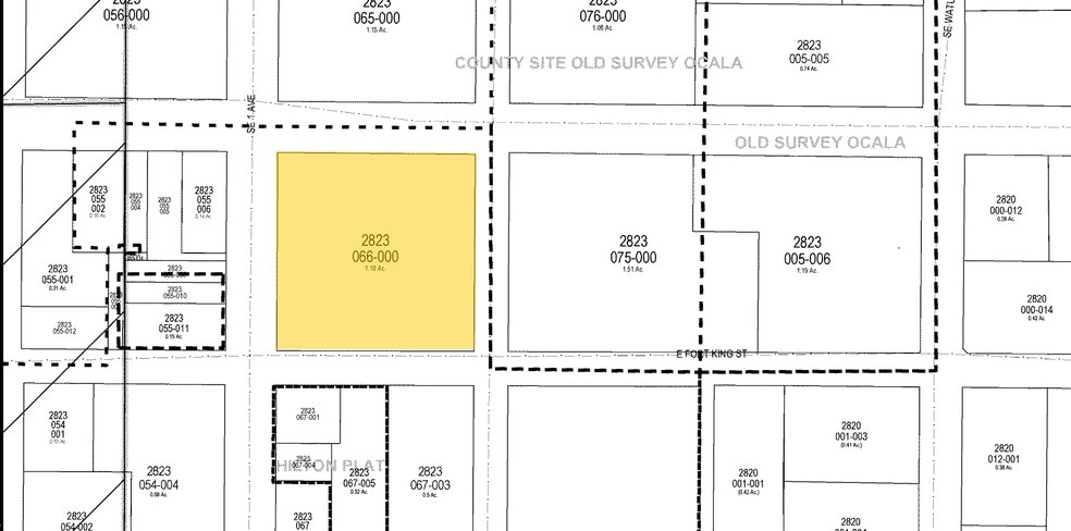 35 SE 1st Ave, Ocala, FL à louer - Plan cadastral – Image 2 sur 3