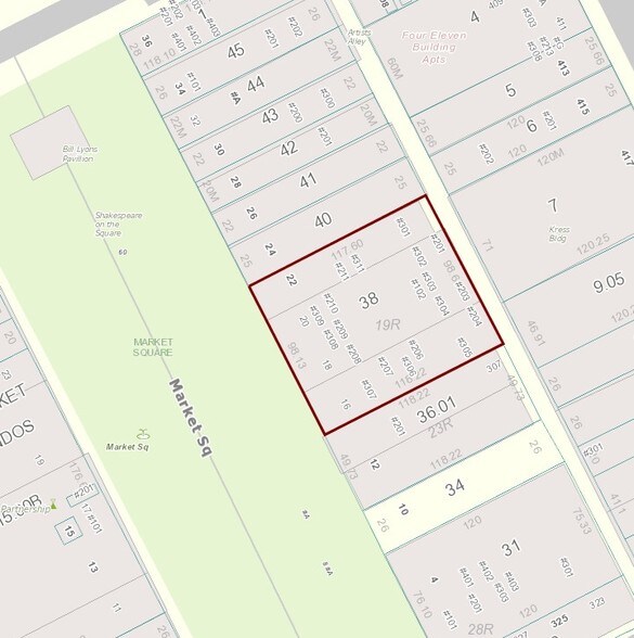 16 Market Sq, Knoxville, TN à vendre - Plan cadastral – Image 2 sur 45