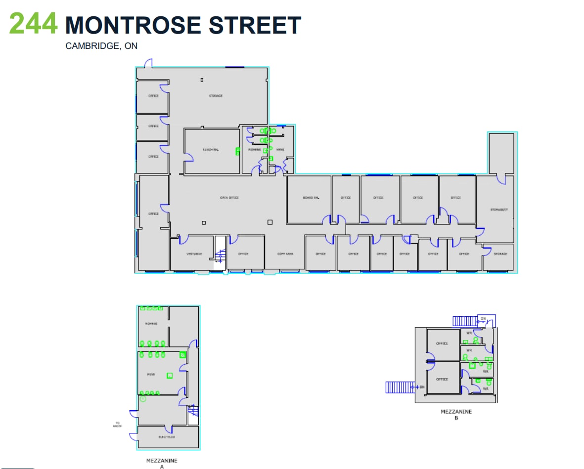 244 Montrose St N, Cambridge, ON à louer Plan d’étage– Image 1 sur 1