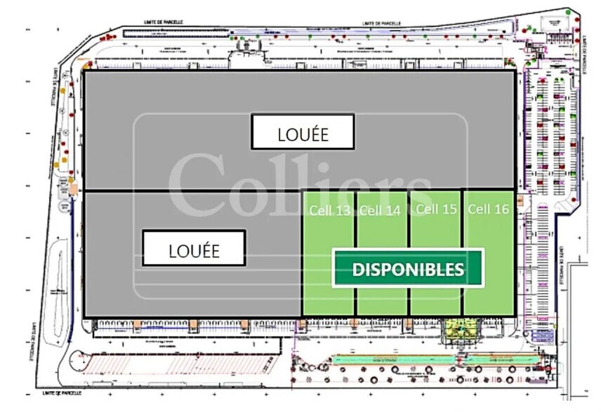 Industriel/Logistique dans Moissy-Cramayel à louer - Plan d’étage – Image 2 sur 2