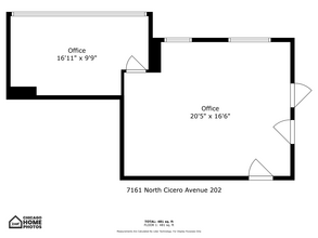 7161 N Cicero Ave, Lincolnwood, IL à louer Plan d’étage– Image 2 sur 2