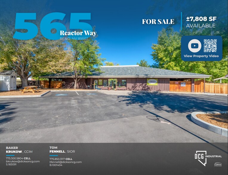 565 Reactor Way, Reno, NV à vendre - Photo de l’immeuble – Image 1 sur 2