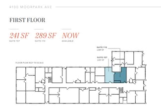 4100 Moorpark Ave, San Jose, CA à louer Plan d’étage– Image 1 sur 1