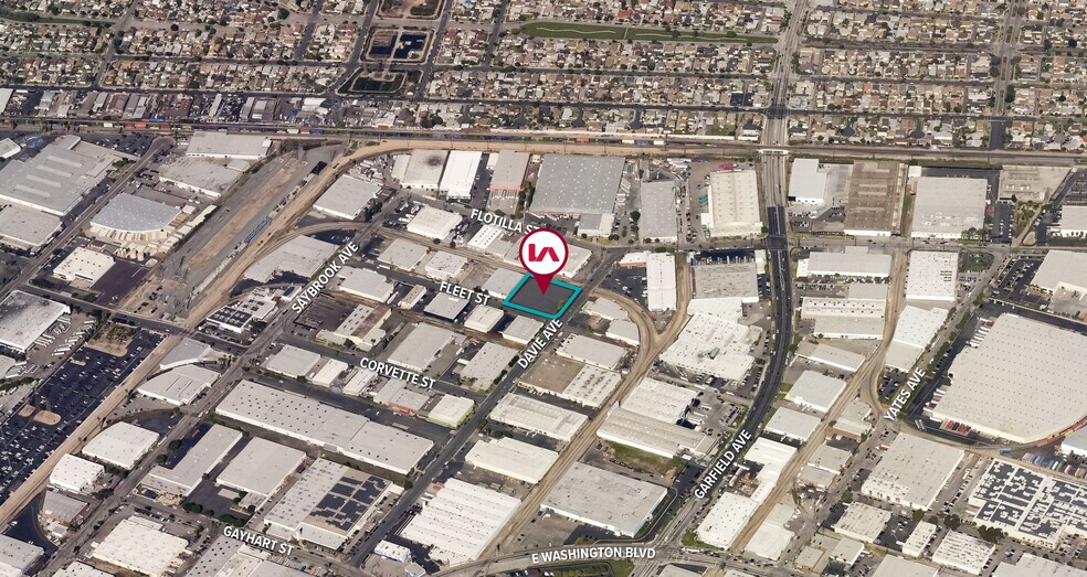 2041 Davie Ave, Los Angeles, CA à vendre - Aérien – Image 3 sur 5
