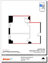 80 Richmond St W, Toronto, ON à louer Plan d’étage– Image 1 sur 1