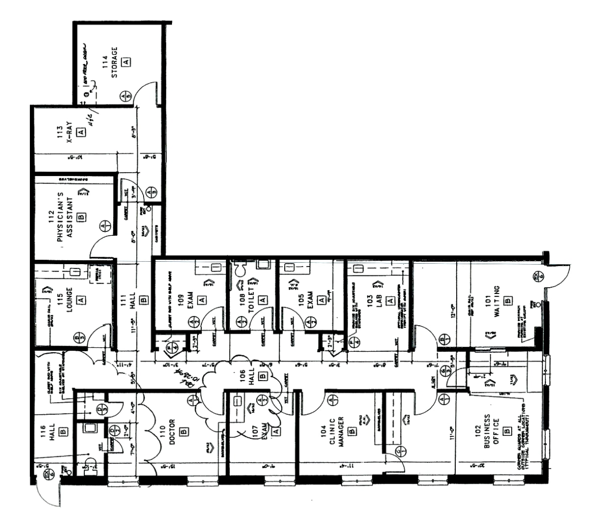 1225 E Cliff Dr, El Paso, TX à louer Plan d’étage– Image 1 sur 1
