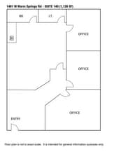 1481 W Warm Springs Rd, Henderson, NV à louer Plan d’étage– Image 2 sur 2