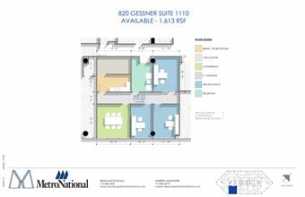 820 Gessner Rd, Houston, TX à louer Plan de site– Image 1 sur 1