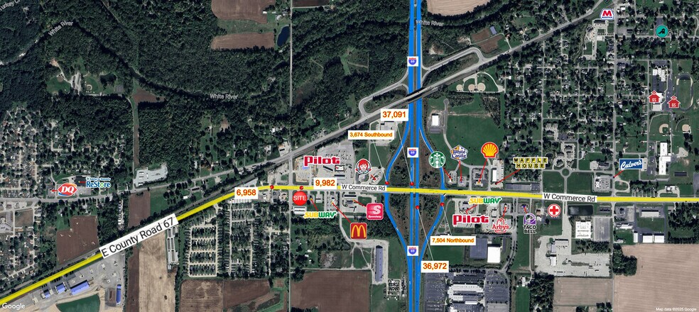 16001 W Commerce Rd Lot, Daleville, IN à louer - Aérien – Image 1 sur 14