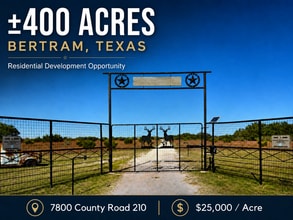 7800 County Road 210, Bertram, TX - Vue aérienne vue de carte - Image1