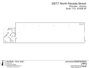 2877 N Nevada St, Chandler, AZ à louer Plan de site– Image 1 sur 1