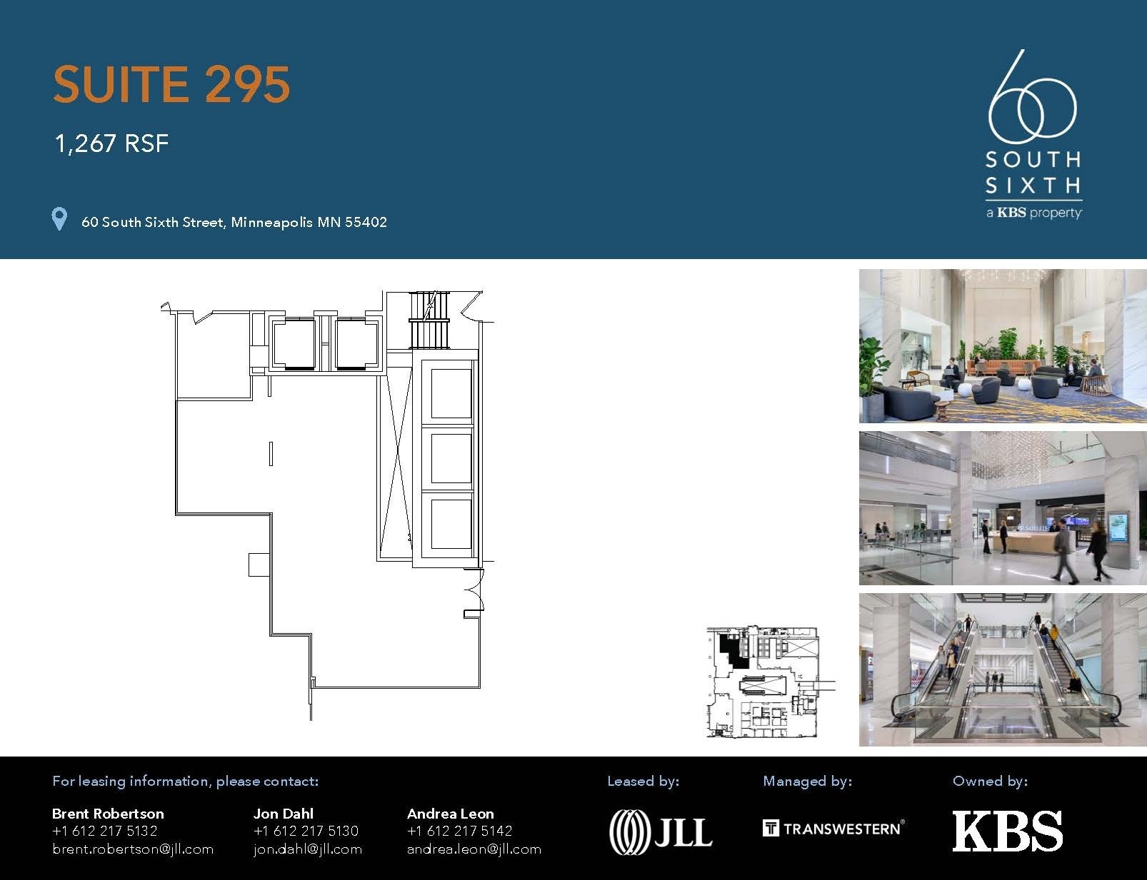 60 S 6th St, Minneapolis, MN à louer Plan d’étage– Image 1 sur 1